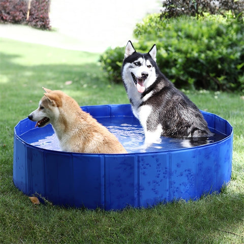 Big Foldable Pet Swimming Paddling Pool Washing Bathing Tub